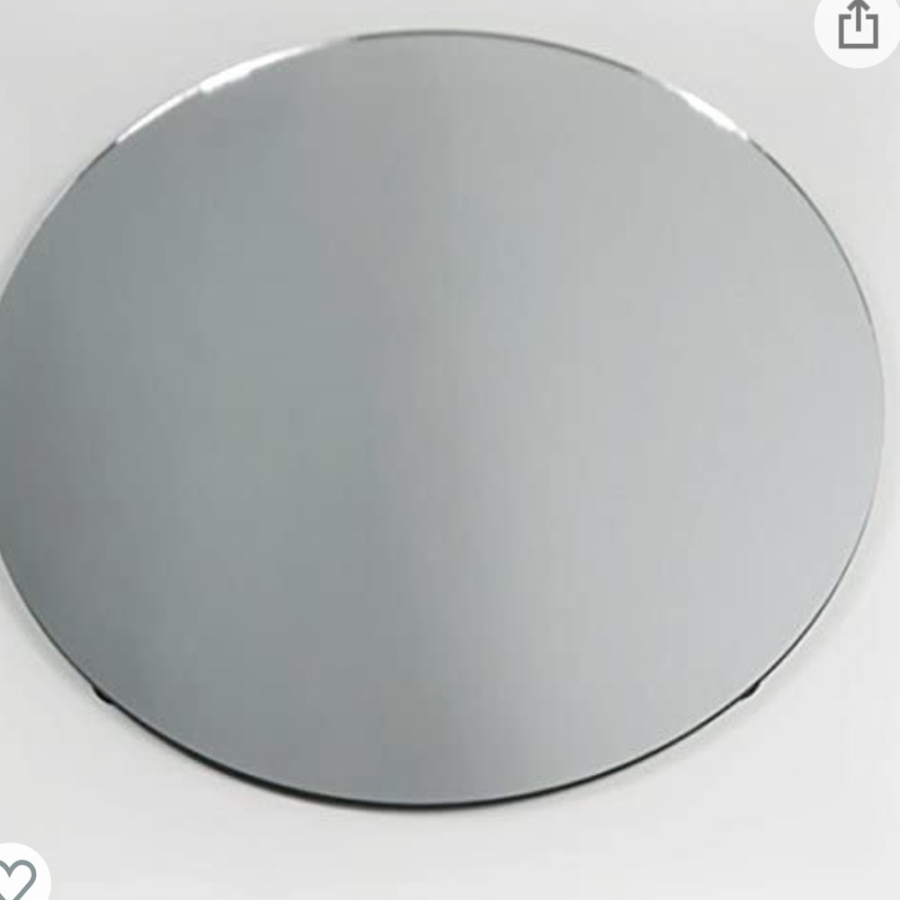 MIRROR BASE DISPLAY ROUND CENTERPIECES - Picture 3 of 6